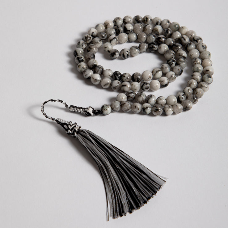 Misbaha Black Jasper