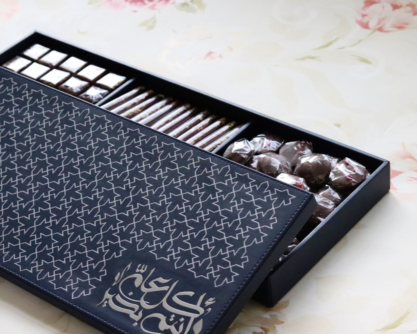 Leather Box for Chocolate or Dates