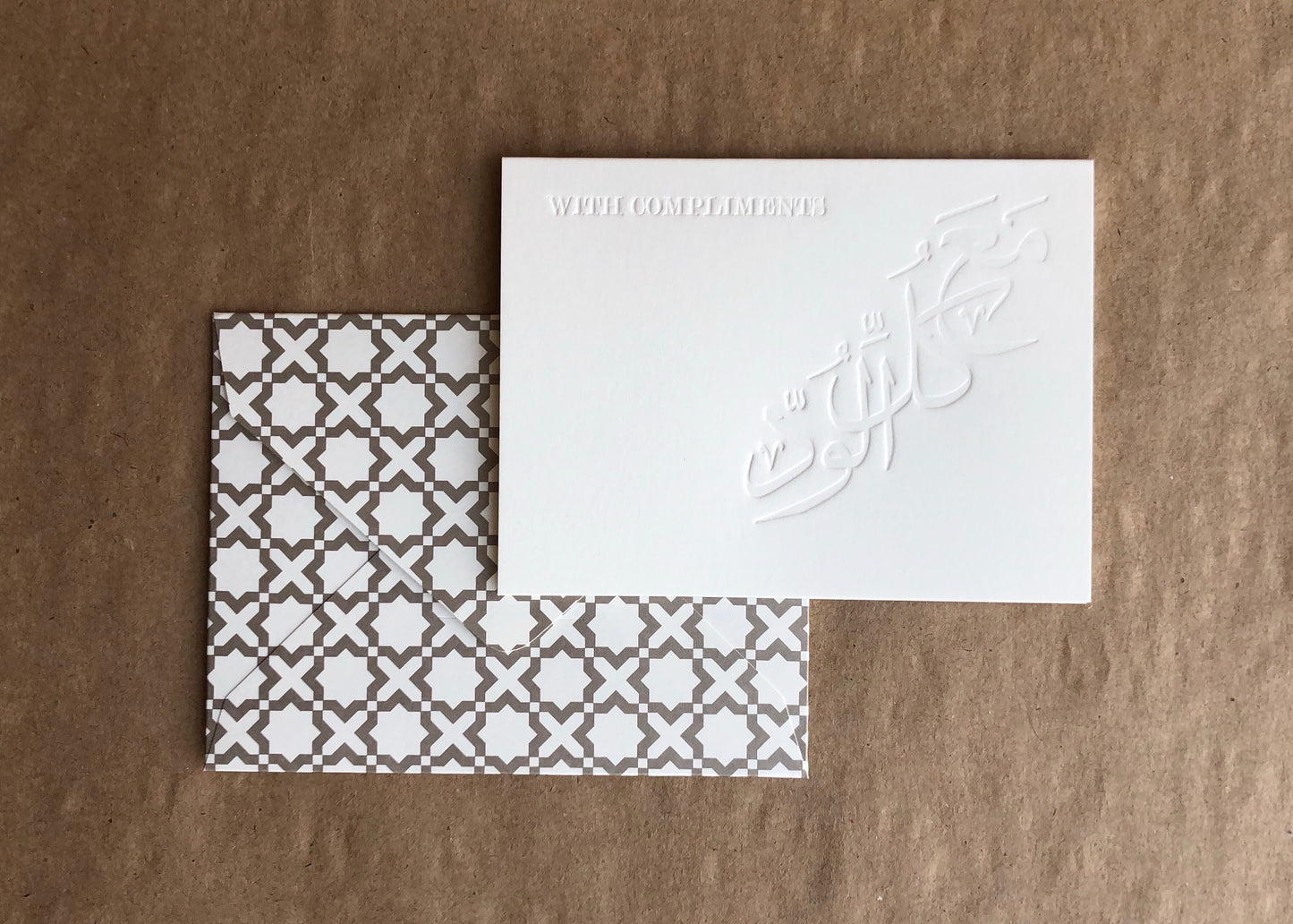 Greeting Card With Compliments