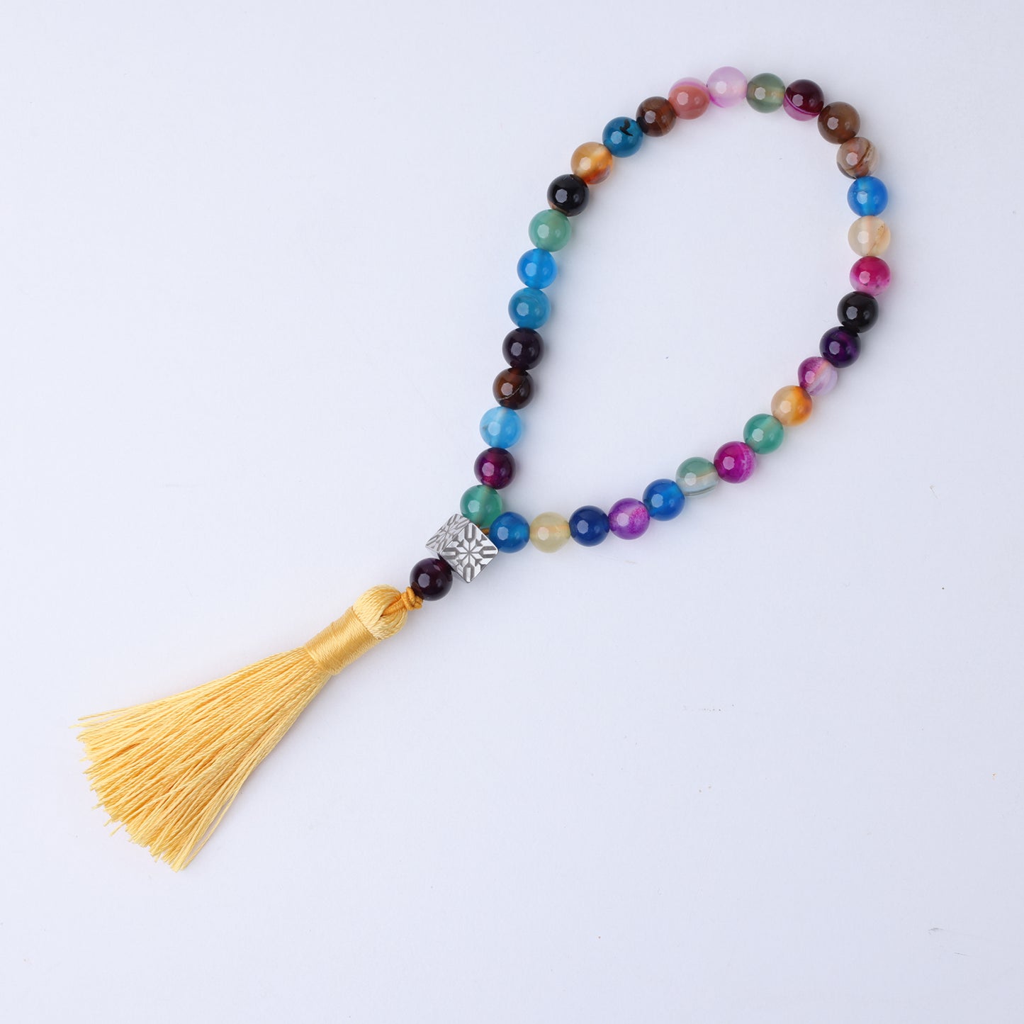 Mini Misbaha Rainbow Agate